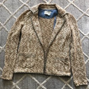 Anthropologie Saturday Sunday Sweater Blazer